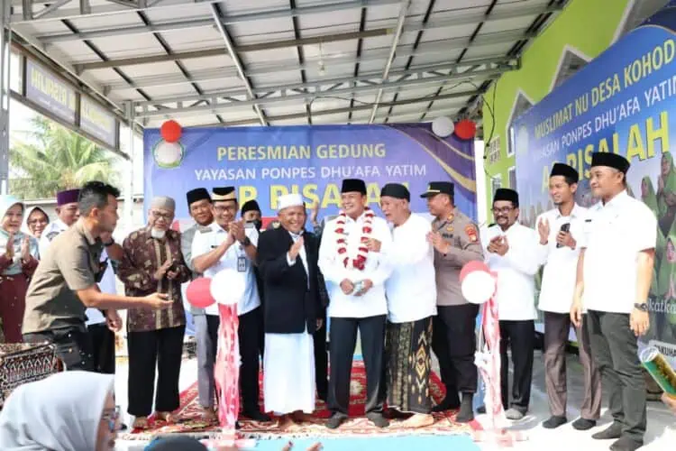 Bupati Tangerang Resmikan Gedung Yayasan Ponpes Dhuafa Ar Risalah Kohod