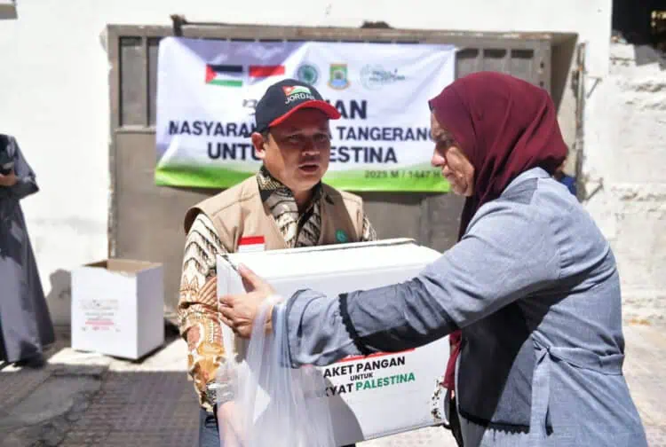 Bantuan untuk Palestina Tersalurkan, Wakil Ketua DPRD Kota Tangerang Sebut Tanpa Potongan