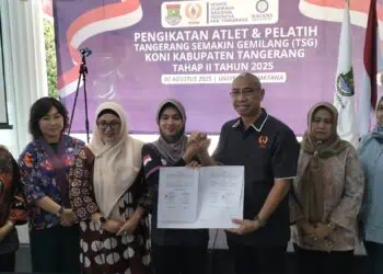 KONI Kabupaten Tangerang Kembali Ikat Atlet dan Pelatih