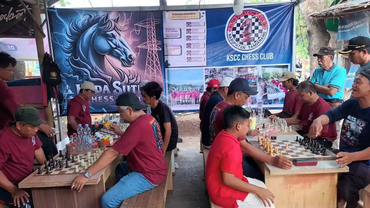 Klub Catur Kuda Sutet Tangerang Rayakan Ulang Tahun ke-1, Ini Harapan Mereka