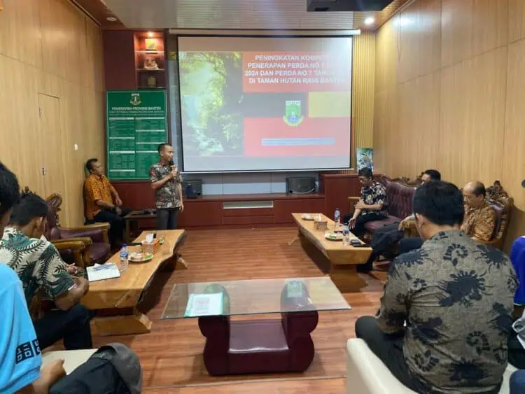 Guide, Ojek dan Pelaku UMKM di Diklat Jadi Duta Informasi Tahura Banten