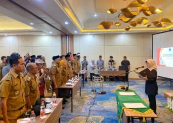 102 Kepala Desa Kembali Dikukuhkan, Wakil Ketua DPRD Ingatkan Soal Penggunaan DD