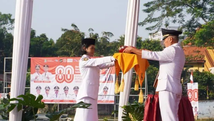 Camat Ciledug Pimpin Upacara Hari Kemerdekaan, Berharap Ciledug Lebih Prima