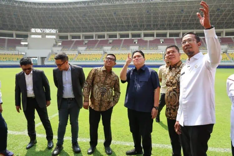 Tinjau BIS, Erick Thohir Minta Pemprov Lengkapi Fasilitas Pendukung Lainnya