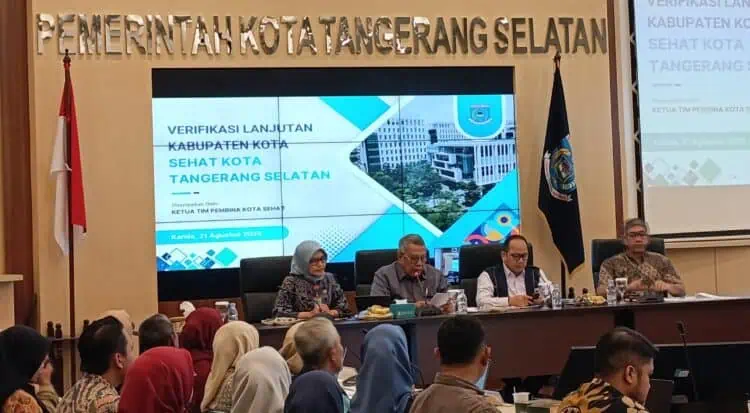 Tangsel Bidik Predikat Tertinggi Kota Sehat, Siap Bersaing dengan Cilegon dan Kota Tangerang