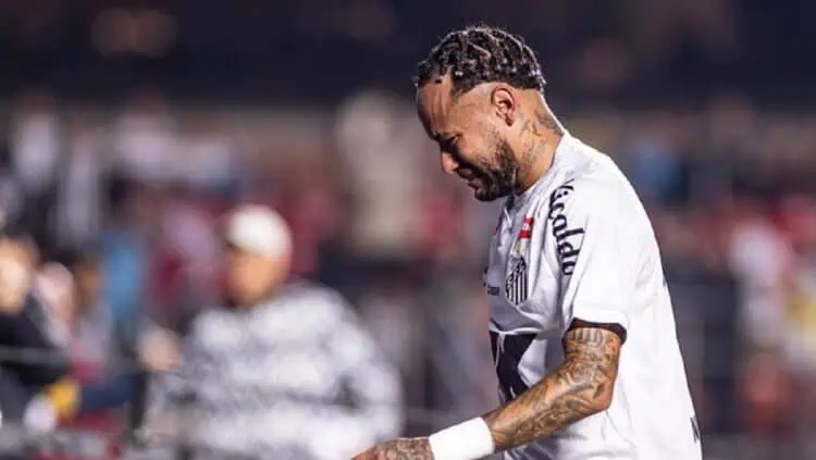 Santos Dibantai, Neymar Menangis