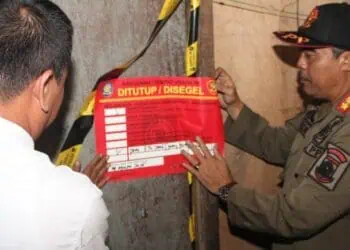 Jadi Lokasi Prostitusi, 6 Kamar Bangunan Semi Permanen di Neglasari Disegel Satpol PP Kota Tangerang