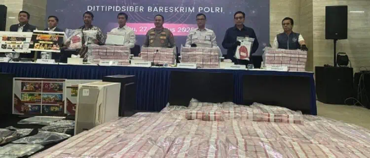 Bareskrim Pamer Uang Rp154 Miliar dari Judi Online