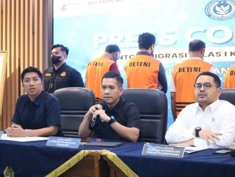 4 WNA Diamankan Kantor Imigrasi Kelas I Khusus Non TPI Tangerang