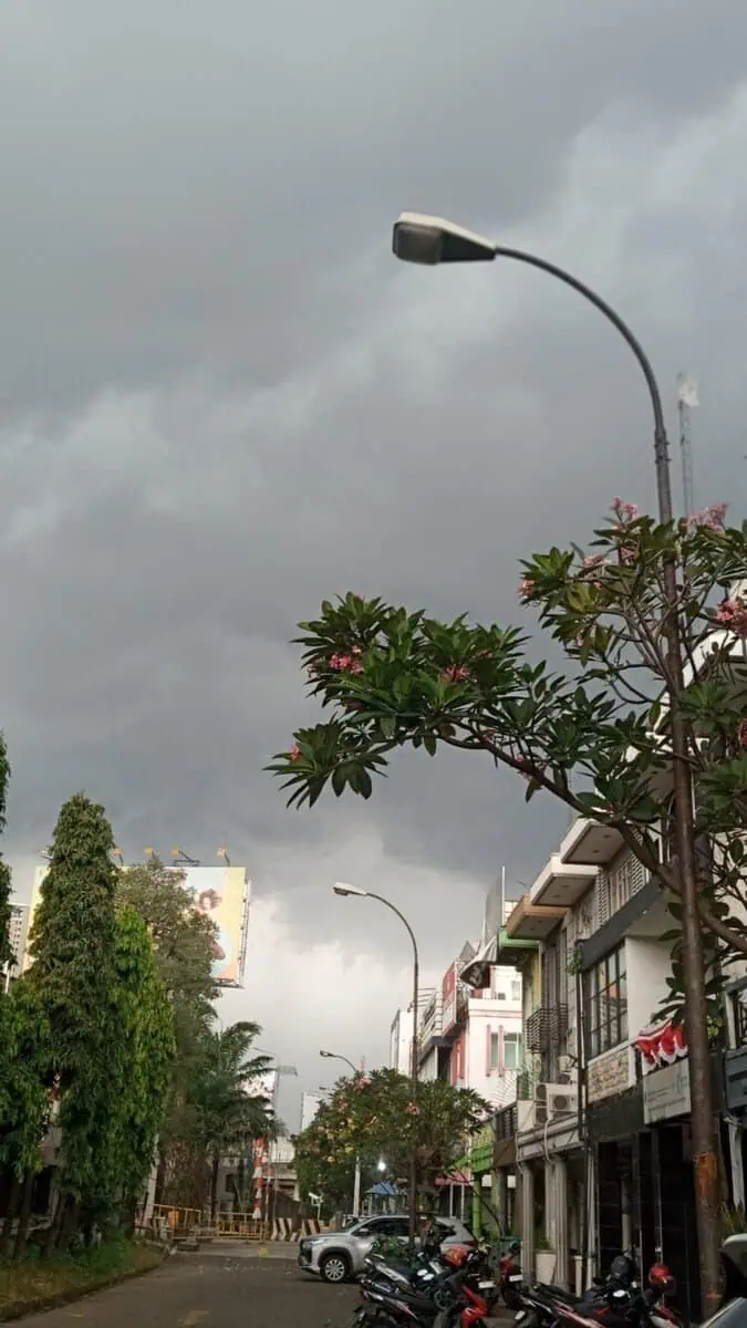 Tetap Waspada, Sepekan Cuaca di Kota Tangerang Tak Menentu