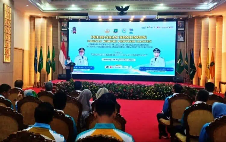 Gubernur Andra Lepas Kontingen Pornas Korpri, Banten Hanya Ikuti Lima Cabor