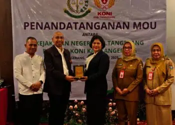 ‎KONI Kabupaten Tangerang Teken MoU Bareng Kejari