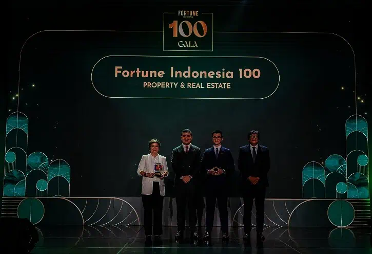 BSDE Jadi Perusahaan Properti Terbaik di Ajang Fortune Indonesia 100 Gala 2025