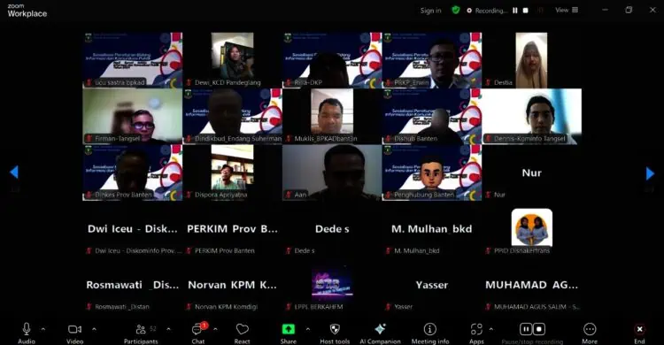 Penyampaian Informasi dan Komunikasi di Banten Melampaui Rata-rata Nasional