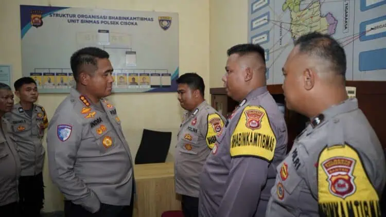 Kapolresta Tangerang Cek Kesiapan Personel dan Pelayanan Polsek Cisoka