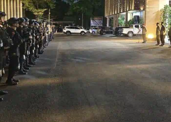 Antisipasi Kerusuhan dan Gangguan Kamtibmas, Ratusan Personel Polda Banten Patroli Skala Besar Gabungan