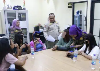 Satpol PP Kabupaten Tangerang Gelar Razia, 6 Wanita Diduga PSK Diamankan