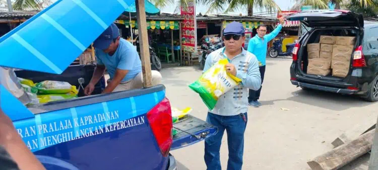 Diskoumperindag Kabupaten Serang Suplay Sembako ke Koperasi Merah Putih di Pulau Tunda
