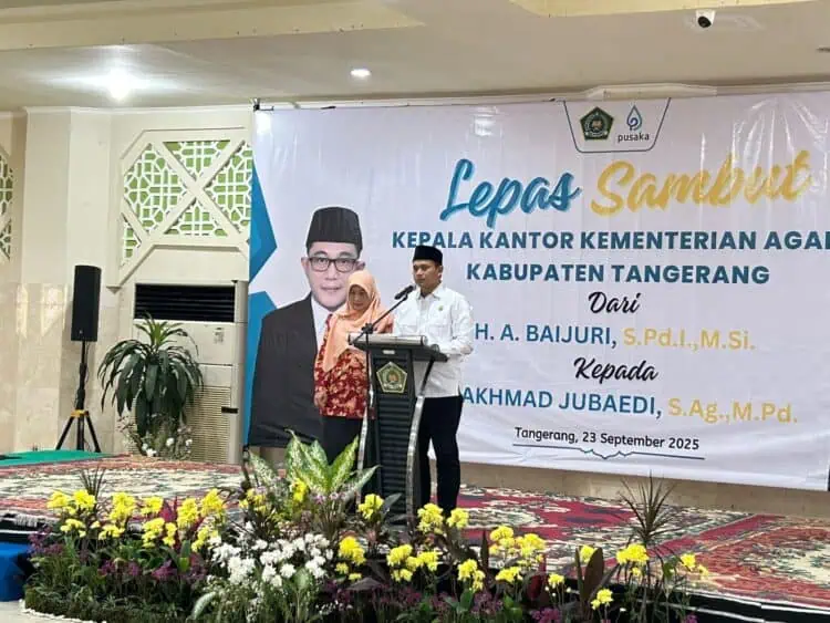 Akhmad Jubaedi Resmi Jabat Kepala Kantor Kemenag Kabupaten Tangerang