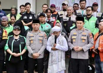 Polres Metro Tangerang Kota Gelar Doa Bareng Ojol