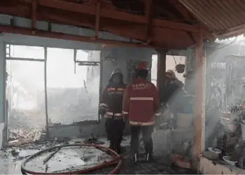 Puluhan Rumah di Asrama Polisi Serpong Ludes Terbakar