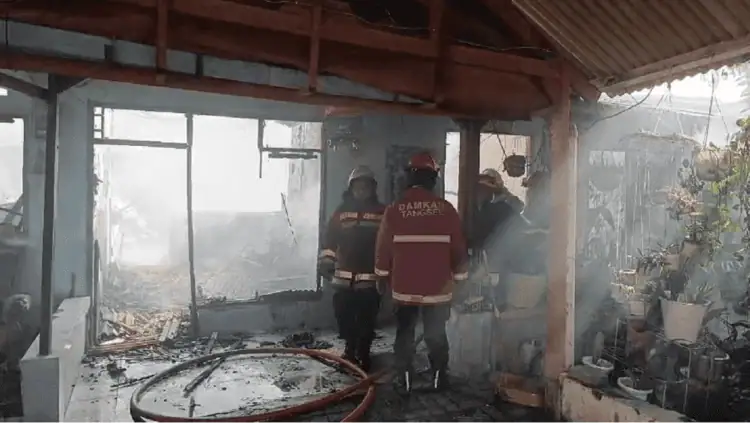 Puluhan Rumah di Asrama Polisi Serpong Ludes Terbakar