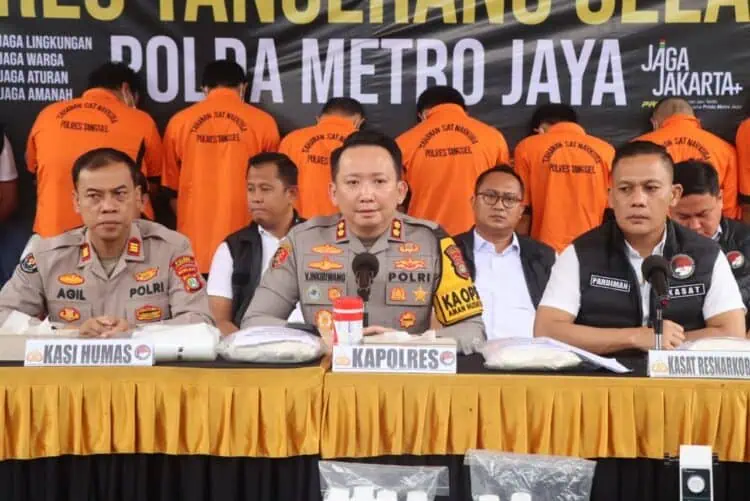 Bongkar Jaringan Narkoba Sintetis, Polres Tangsel Tetapkan 9 Tersangka