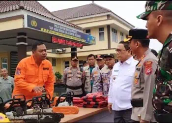 Tim Gabungan Gelar Apel Siaga Bencana di Kabupaten Lebak