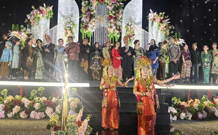 Momen Pernikahan Jadi Ajang Pererat Persatuan, Tokoh Nasional Hadir Nyanyikan Lagu Pesona Indonesia