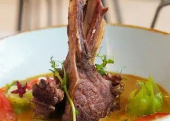 Pan Seared Snapper Herb with Thai Red Curry Sauce