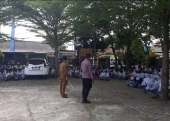 Antisipasi Pelajar Ikut Unjuk Rasa, Polres Serang Datangi Sekolah
