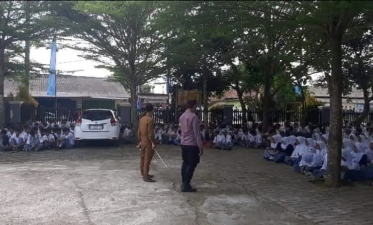 Antisipasi Pelajar Ikut Unjuk Rasa, Polres Serang Datangi Sekolah