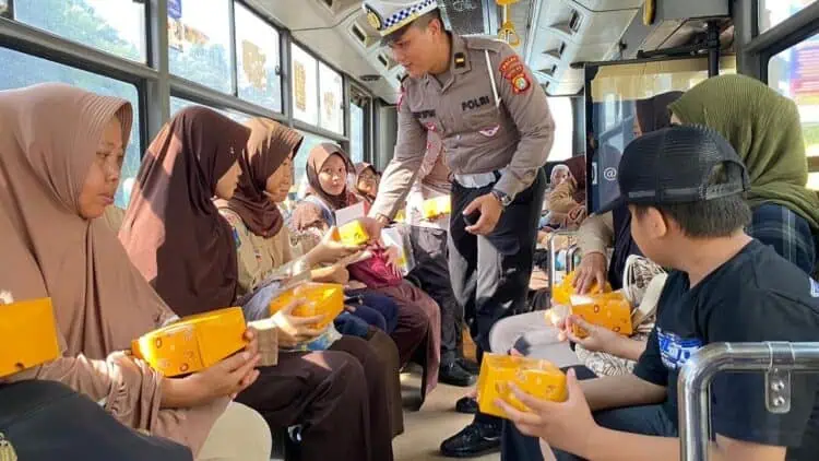 Satlantas Polres Metro Tangerang Kota Kampanyekan Tertib Lalu Lintas