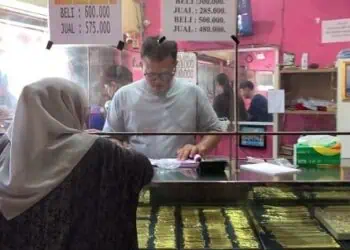 Melambung, Harga Emas di Lebak Tembus Rp 1,96 Juta