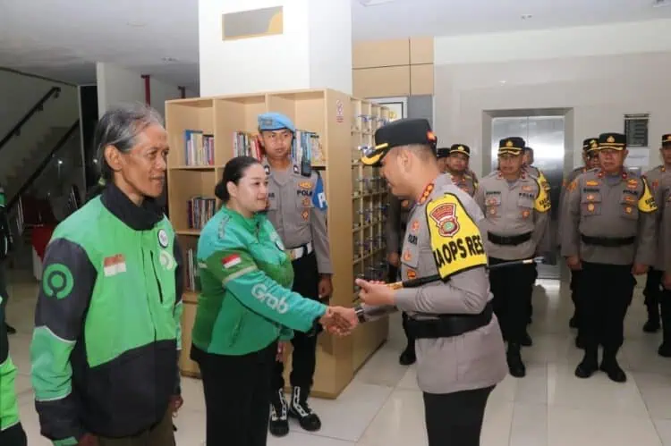 Polres Metro Tangerang Kota Kukuhkan Pengurus Komunitas Ojol