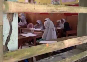 Bangunan SDN 1 Cirangkong Kabupaten Serang Memperihatinkan, Pihak Sekolah Berharap Perbaikan