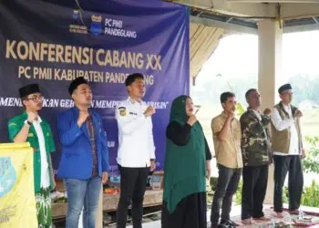 Buka Konfercab XX PC PMII Pandeglang, Wabup Iing: Tetap Jaga Solidaritas dan Perkuat Barisan
