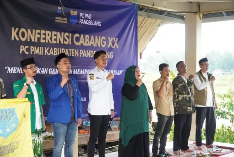 Buka Konfercab XX PC PMII Pandeglang, Wabup Iing: Tetap Jaga Solidaritas dan Perkuat Barisan