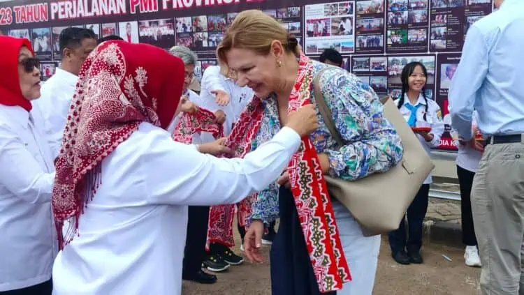 Perwakilan 7 Negara Kunjungi PMI Banten, Ini yang Dilakukan