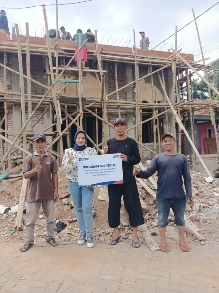Melalui Program BRI Peduli, Bantu Pembangunan Masjid di Pandeglang