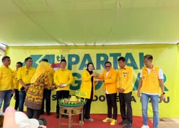 HUT Ke-61 Partai Golkar di Pandeglang, Gunawan dan Adde Rosi Ingatkan Kader Tetap Solid