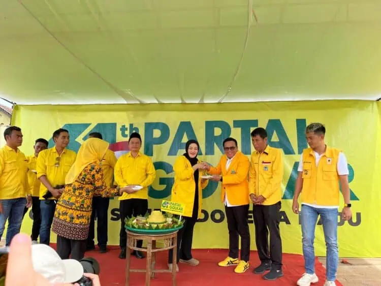 HUT Ke-61 Partai Golkar di Pandeglang, Gunawan dan Adde Rosi Ingatkan Kader Tetap Solid