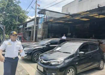 Tertibkan Parkir Liar, Dishub Tangsel Gembosi 59 Kendaraan