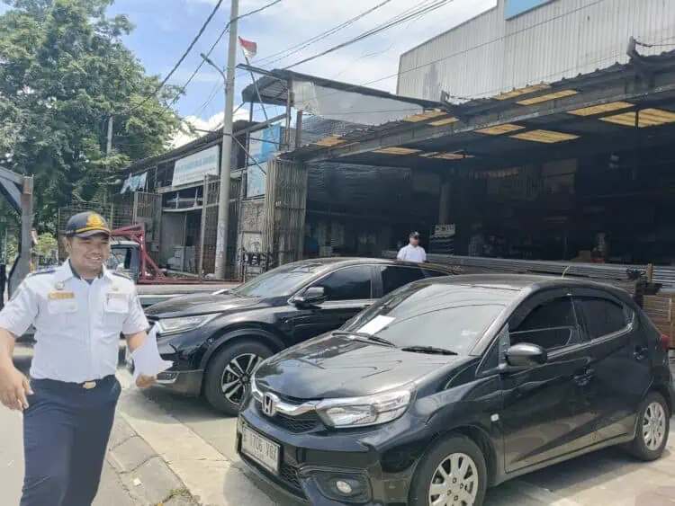 Tertibkan Parkir Liar, Dishub Tangsel Peringatkan 59 Pemilik Kendaraan
