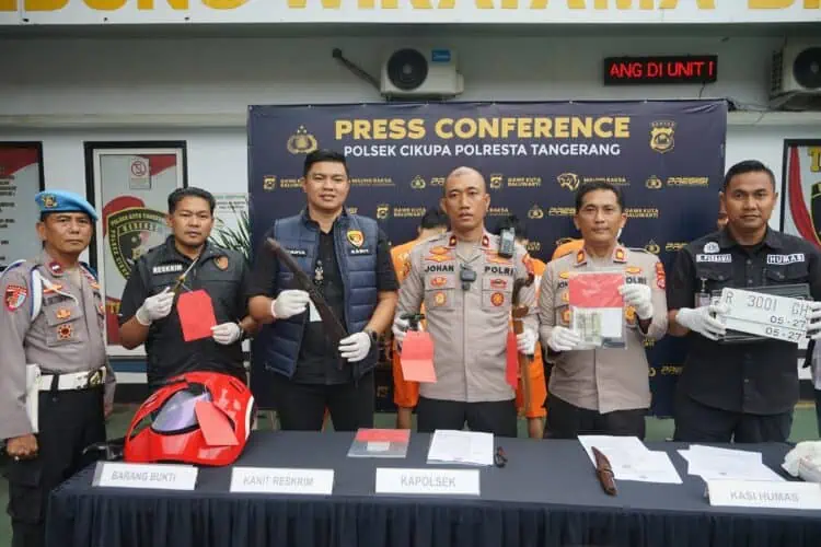 Komplotan Pencuri Motor Aerox dan Ninja Rp35 Juta di Cikupa Dibekuk