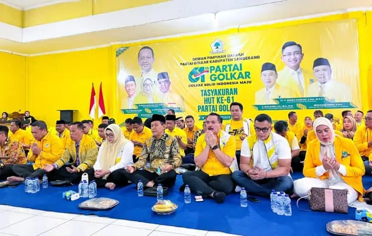 Rayakan HUT Ke-61, DPD Golkar Kabupaten Tangerang Gelar Bhakti Sosial