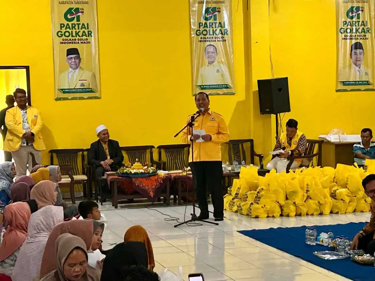 Rayakan HUT Ke-61, DPD Golkar Kabupaten Tangerang Gelar Bhakti Sosial