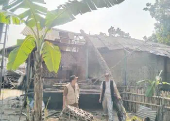 Dampak Badai Sumur Pandeglang, Banjir Sudah Surut dan 2 Rumah Rusak Parah