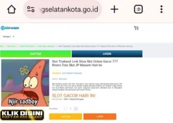 Diduga Diretas, Situs Pemkot Tangsel Promosikan Judi Online