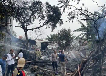 Gudang Styrofoam Terbakar di Pondok Aren, Dua Sepeda Motor Meledak